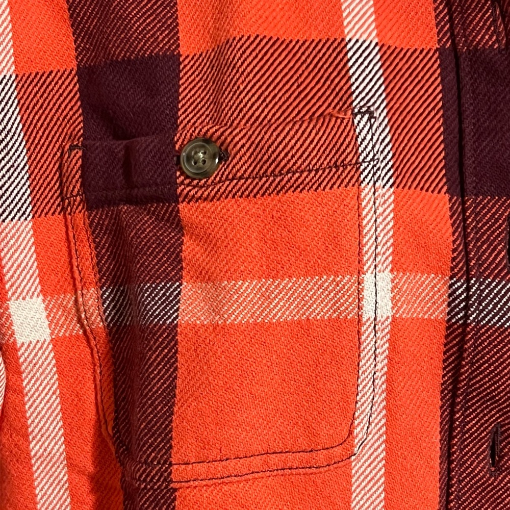 Carhartt Women's Rugged Flex Loose Fit Heavyweight Twill Flannel Plaid XL TW5036 - Picture 3 of 4